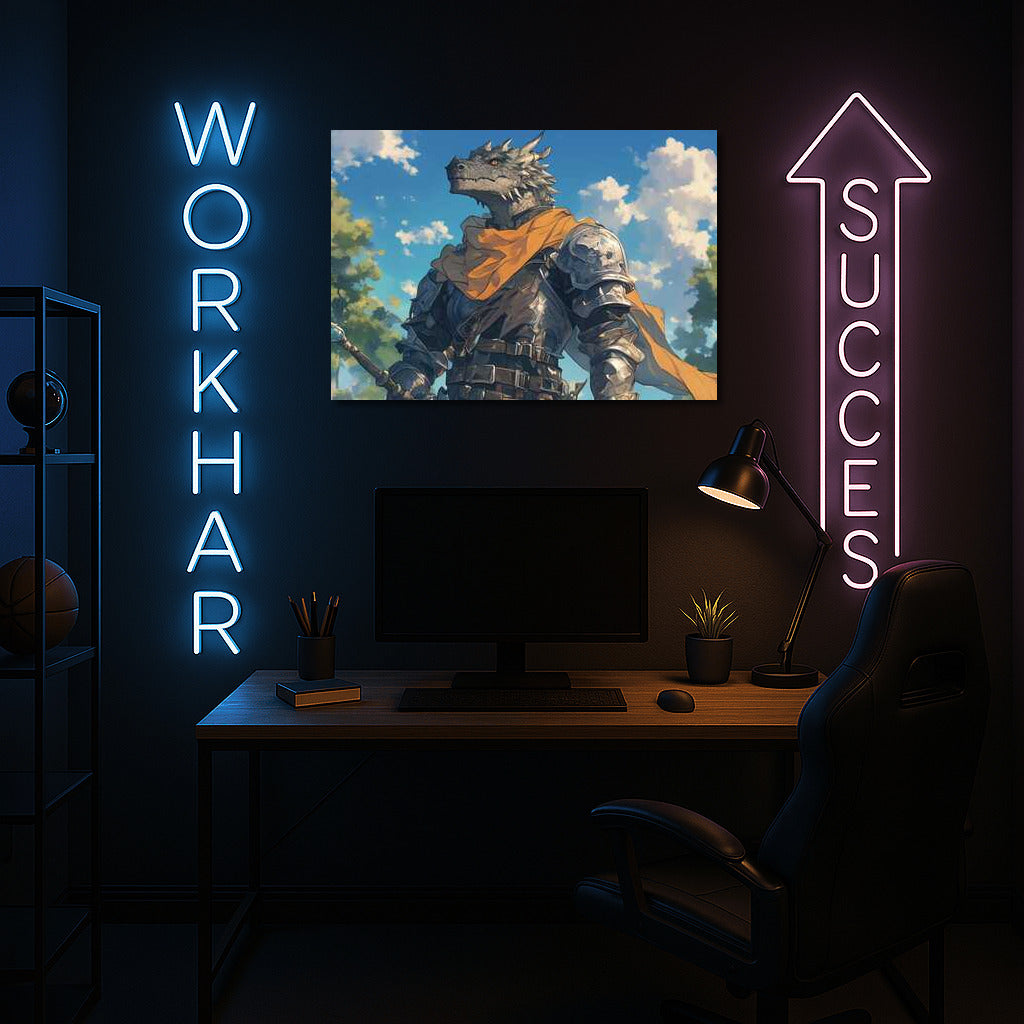 Lord of the Worlds: Anthropomorphic Hero in Armor