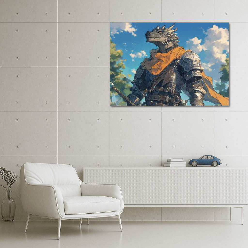 Lord of the Worlds: Anthropomorphic Hero in Armor