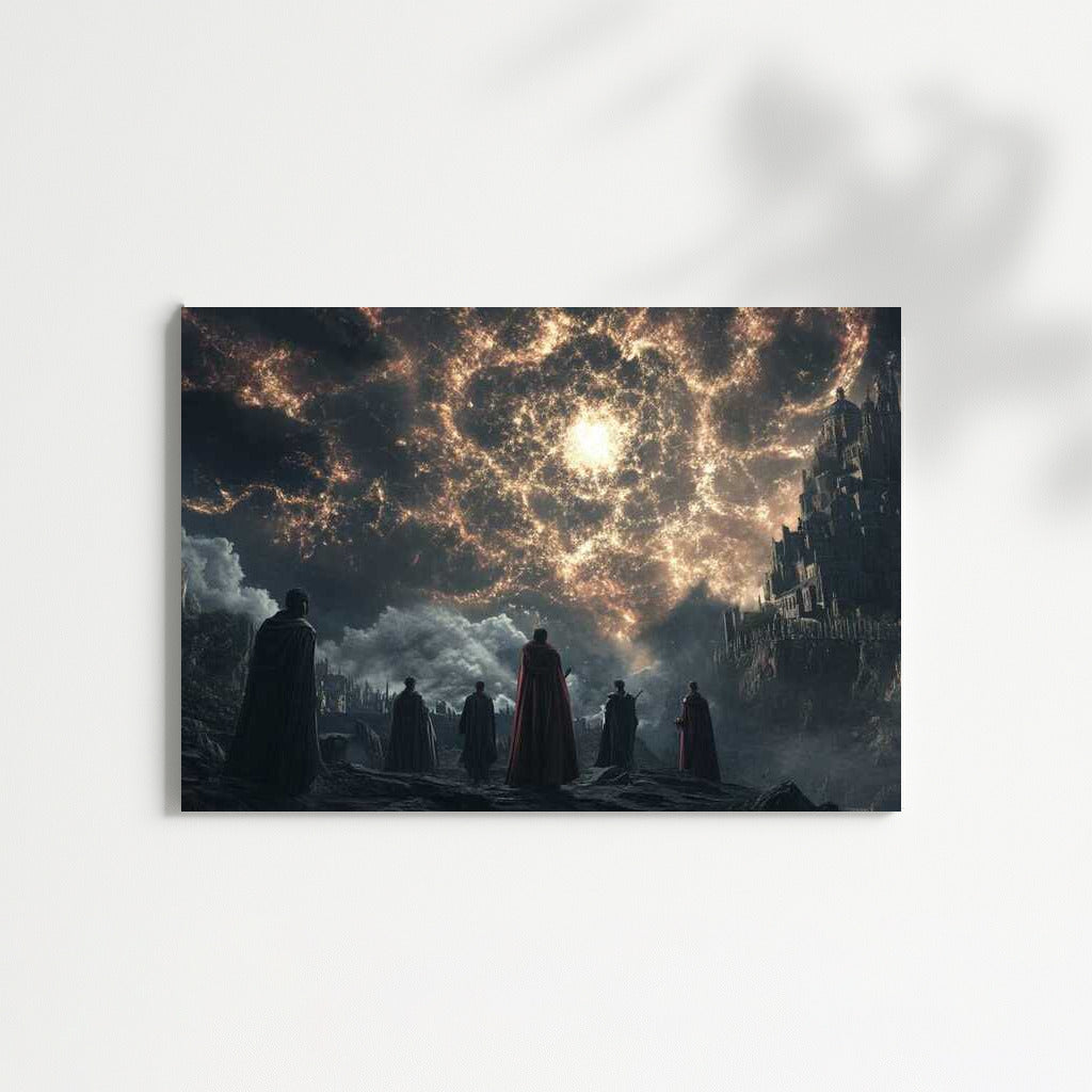 Shadows Under an Evil Sky: Dark Fantasy Castle