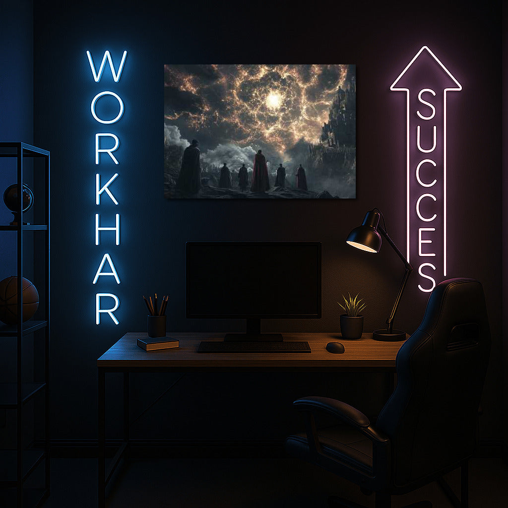 Shadows Under an Evil Sky: Dark Fantasy Castle