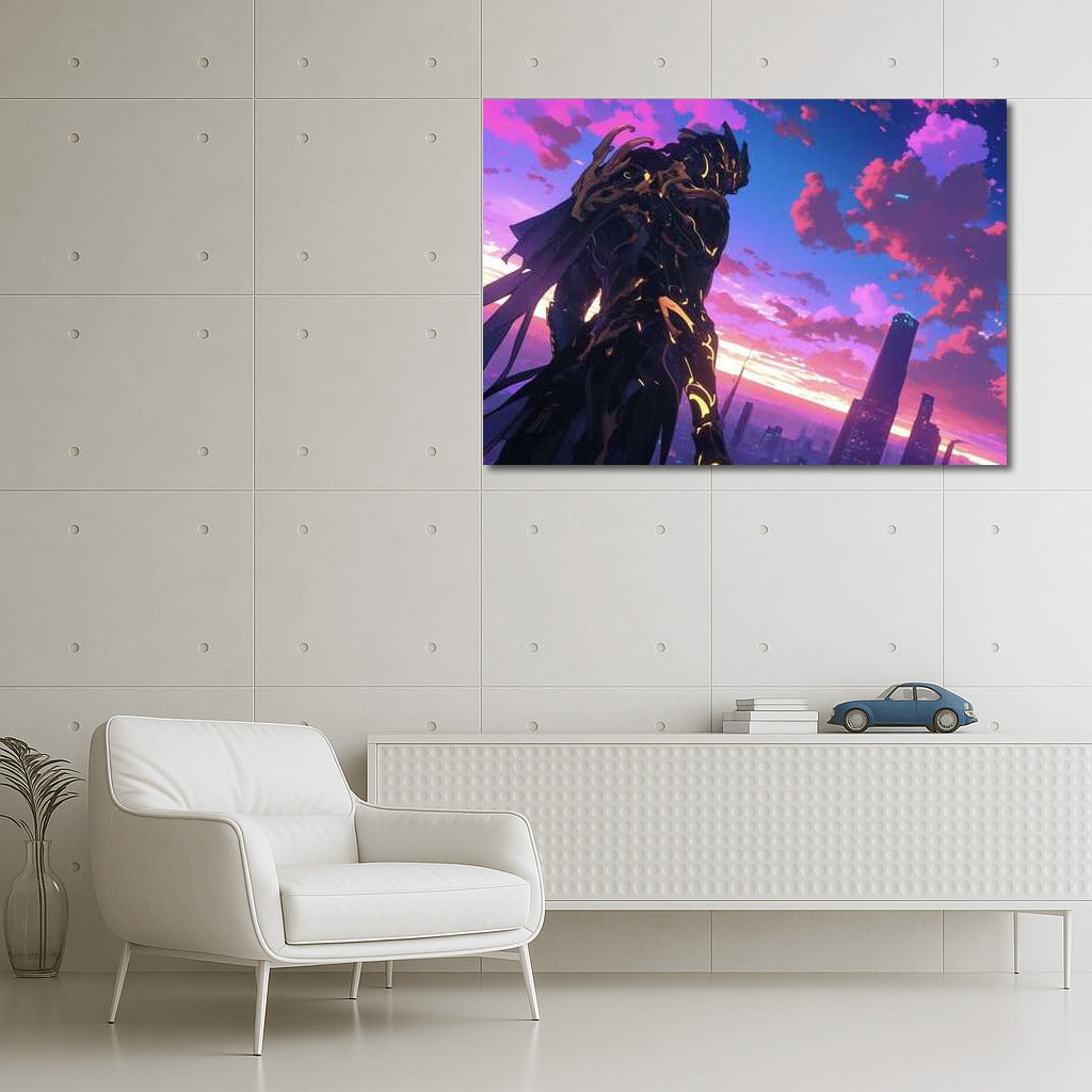 Neon Guardian: Dive into the Dark Fantasy World