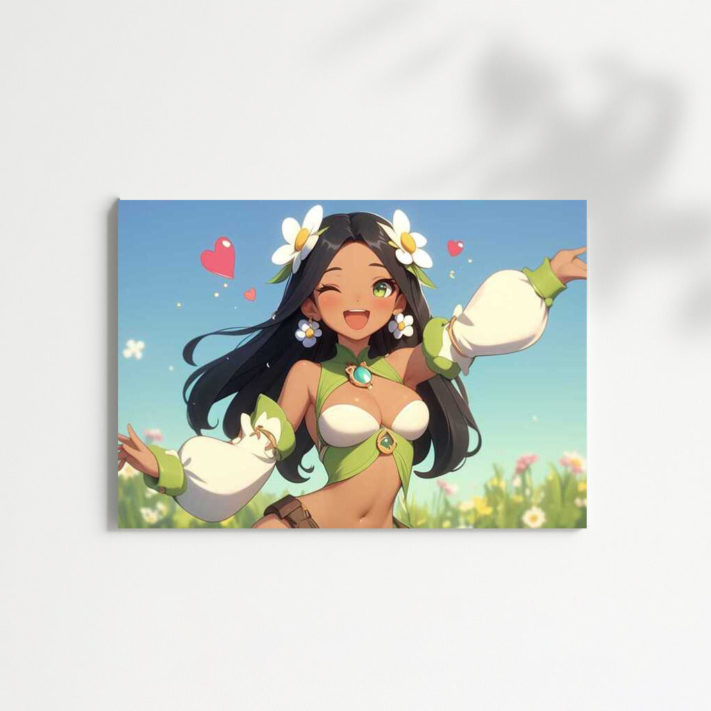 Bright Garden of Fantasy: Elven Maiden in the Magical World