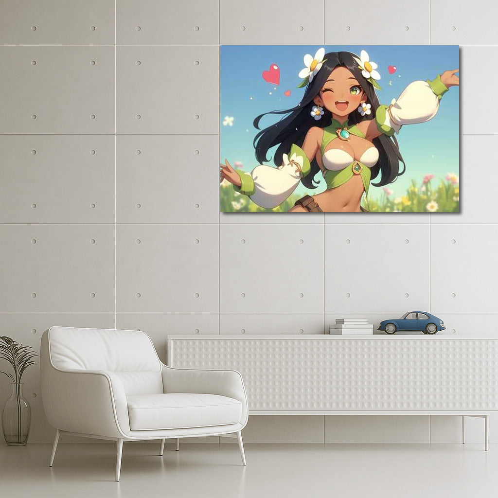 Bright Garden of Fantasy: Elven Maiden in the Magical World