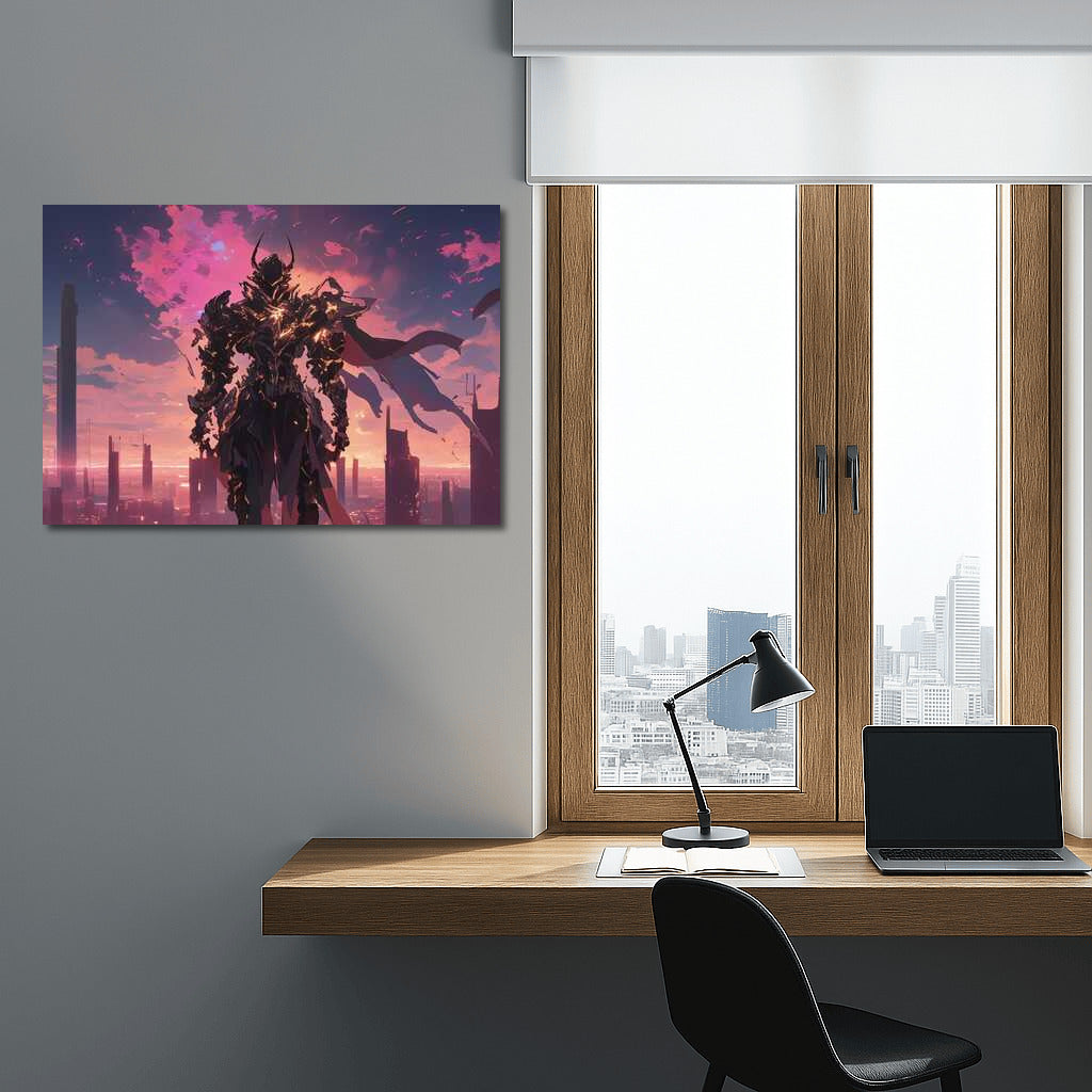 Neon Sunset: Knight of Darkness in the World of Dark Fantasy