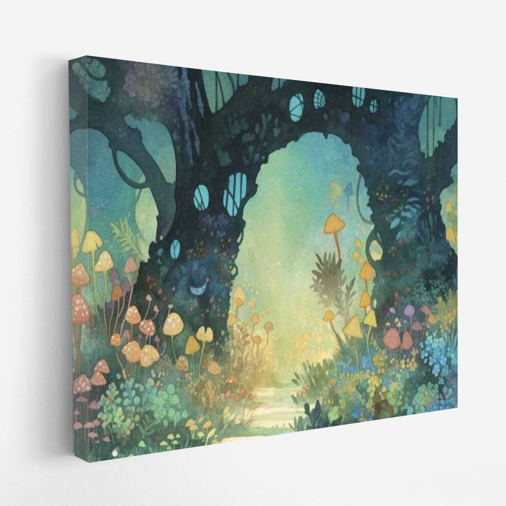 Dance of Light in the Fairytale Forest: Magic Mushrooms and Fantasy