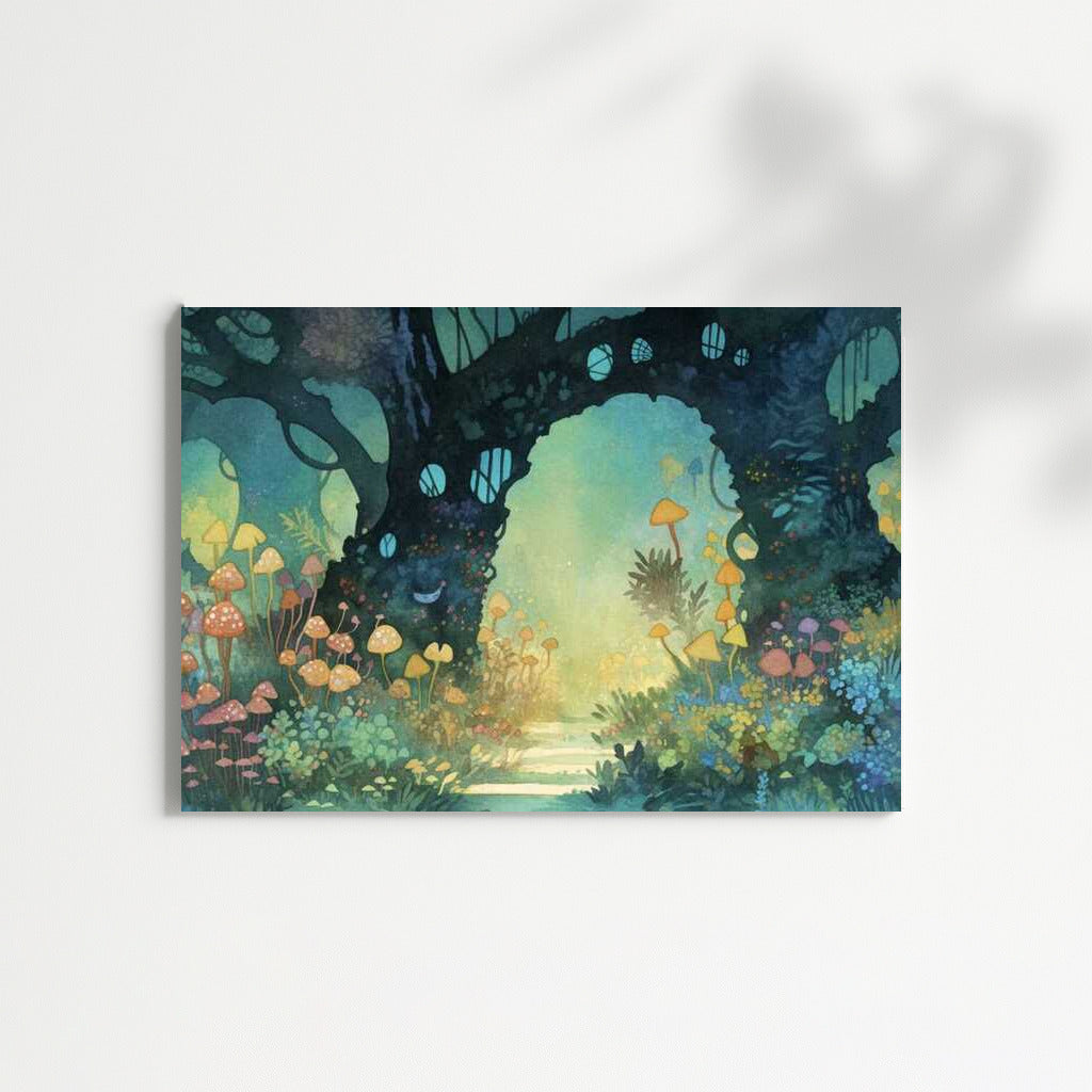 Dance of Light in the Fairytale Forest: Magic Mushrooms and Fantasy