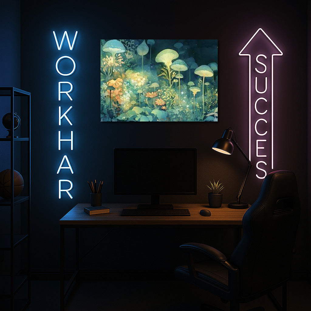 Firefly Forest: Magic Mushrooms in a Fantasy World