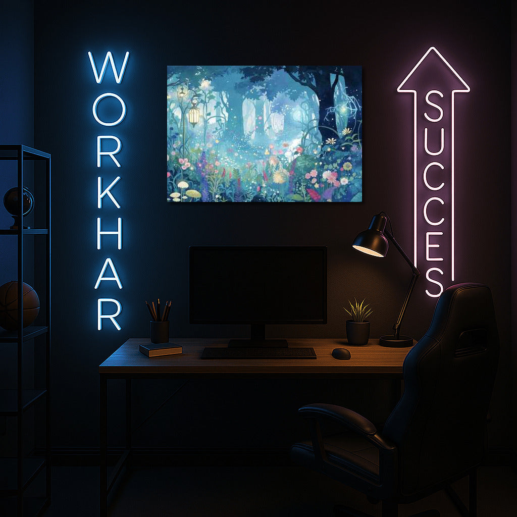 Lamplight in a Fairytale Forest: Fantasy Magic