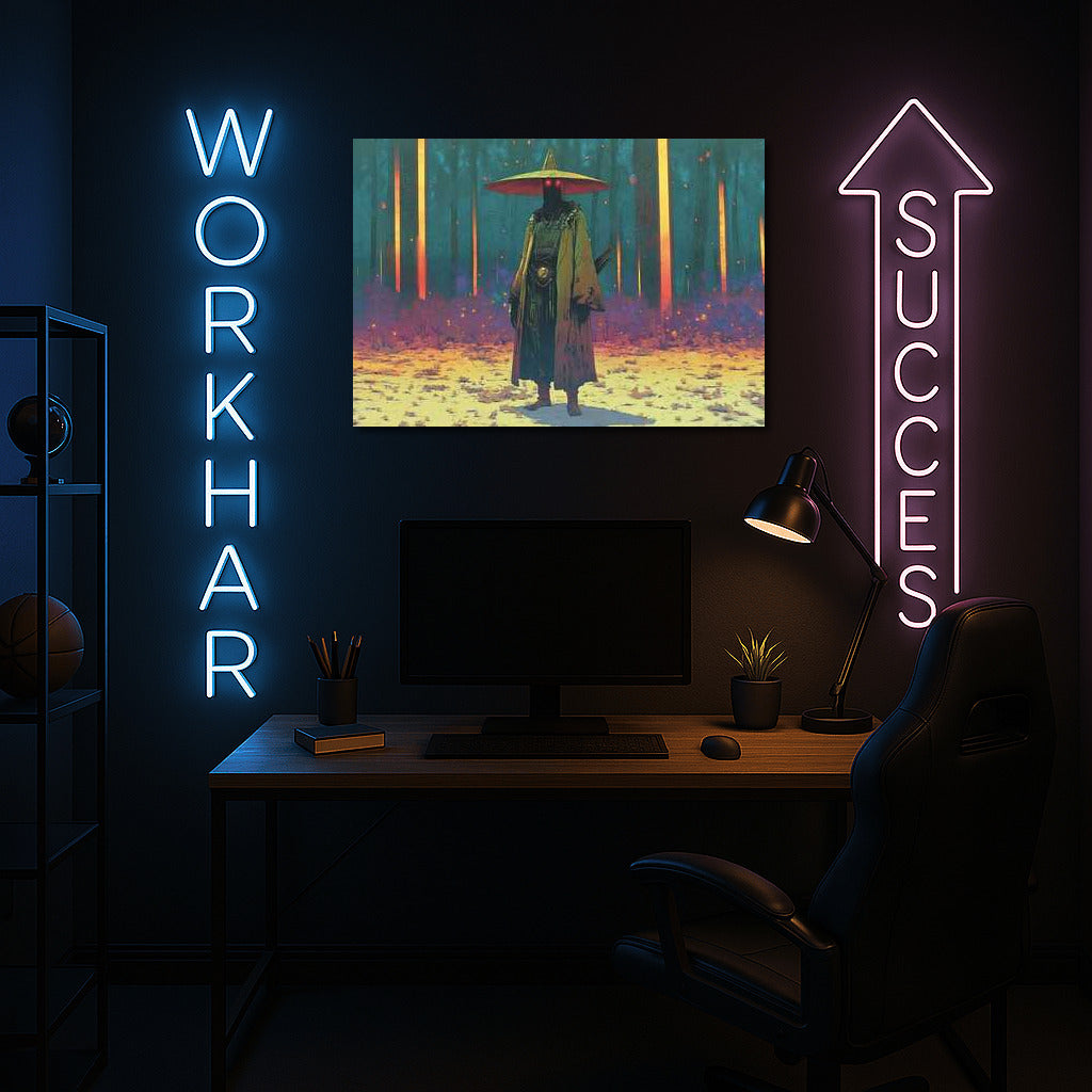 Mysterious Wanderer in the Mysterious Forest: Fantasy World for Dreamers