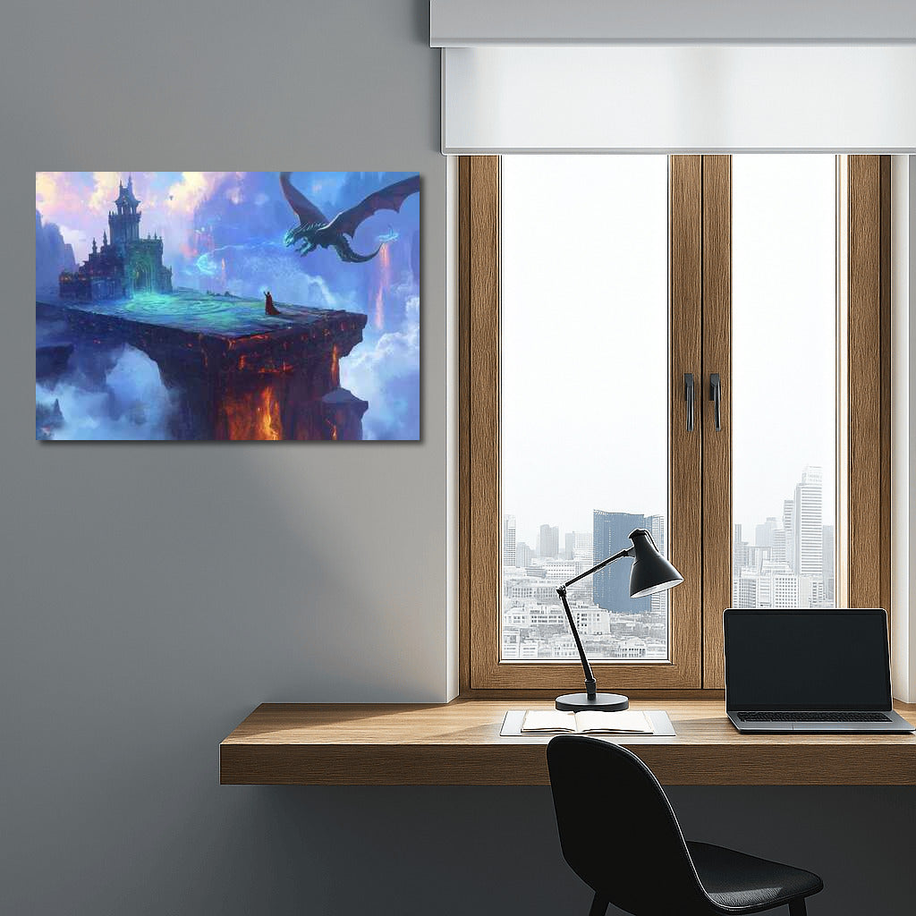 Dragon Over the Castle: Dive into Fantasy World 2