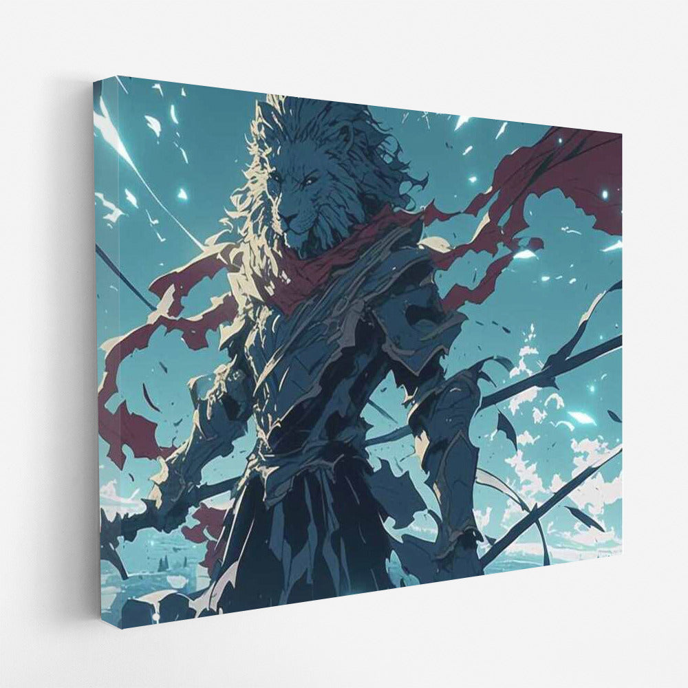 Fantasy Lion Warrior: Defender of the Magic Lands