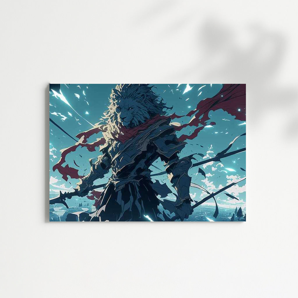 Fantasy Lion Warrior: Defender of the Magic Lands