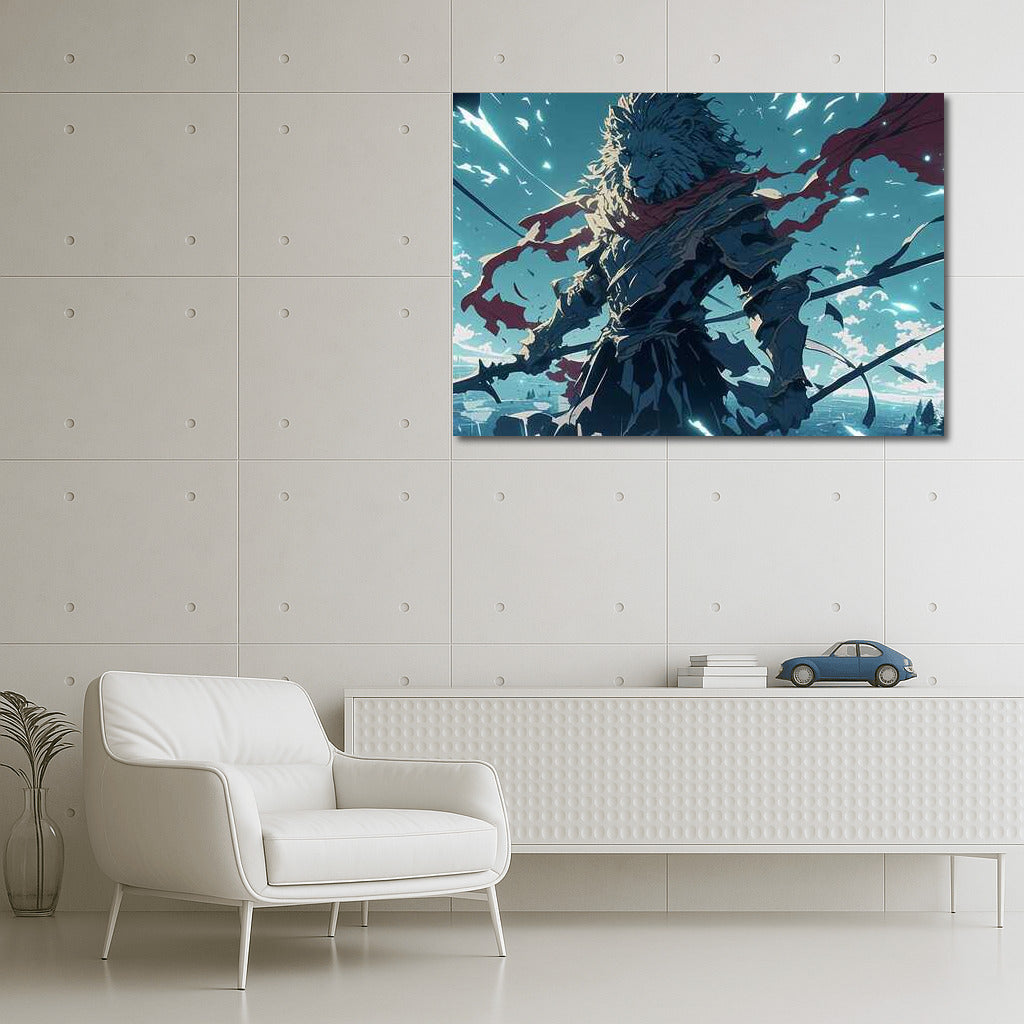 Fantasy Lion Warrior: Defender of the Magic Lands