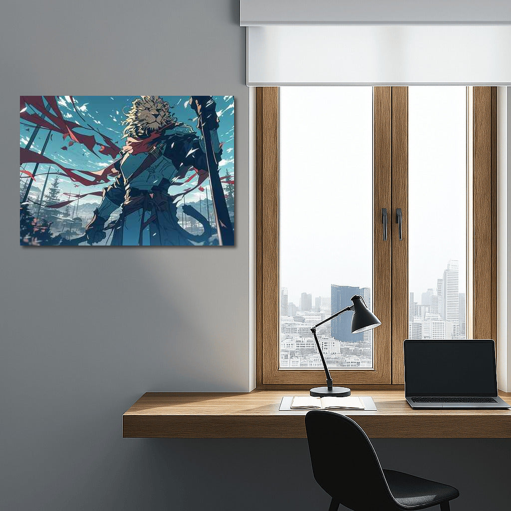 Fantasy Lion Warrior: Mythic Majesty