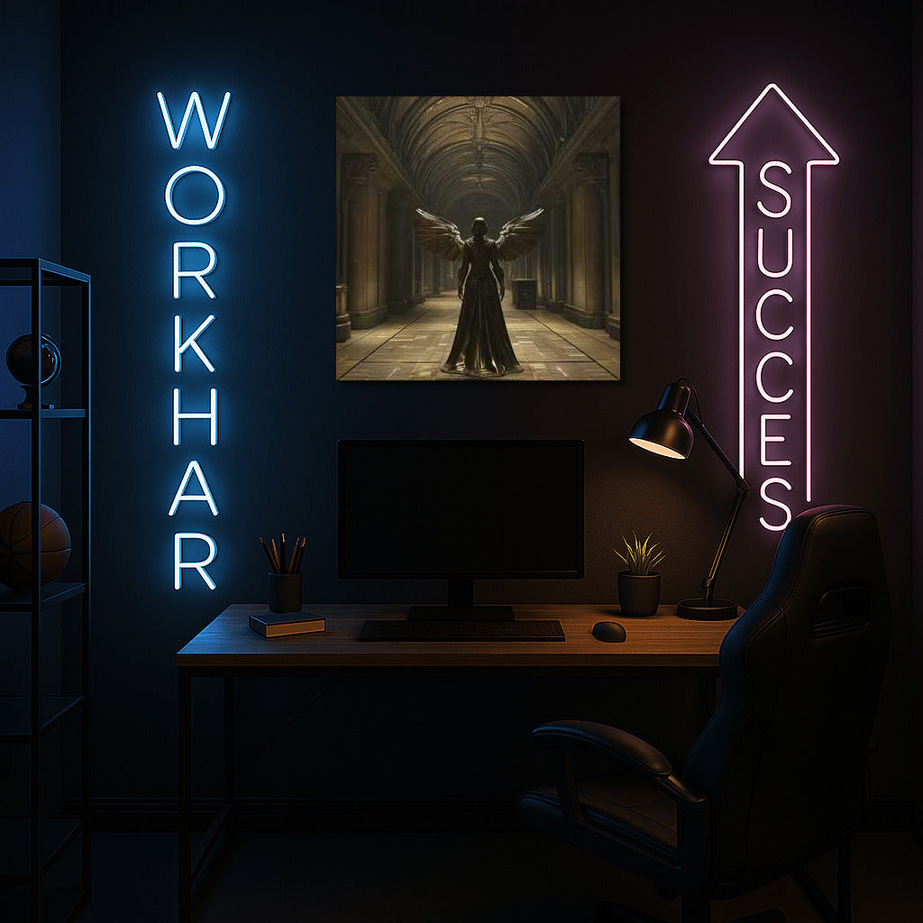 Fantasy Angel: Mysterious Woman in the Majestic Vaults