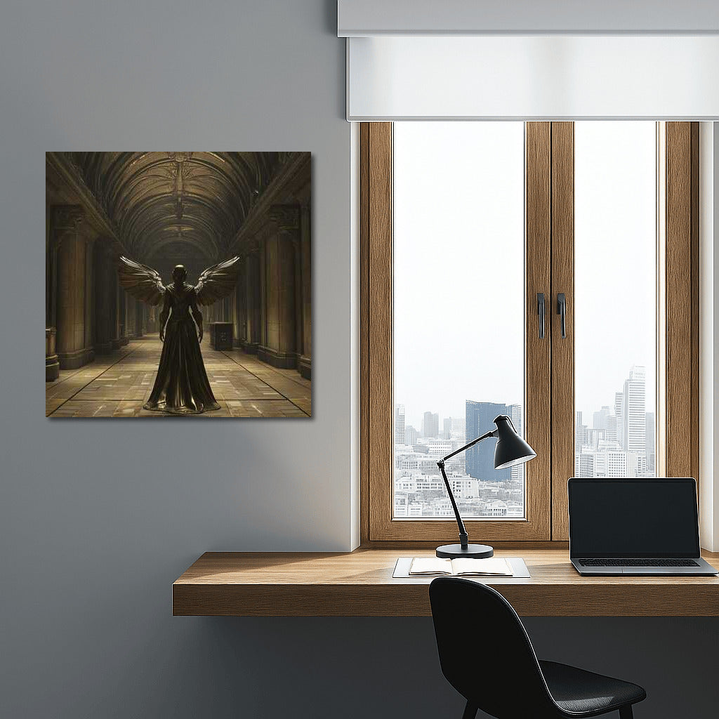 Fantasy Angel: Mysterious Woman in the Majestic Vaults