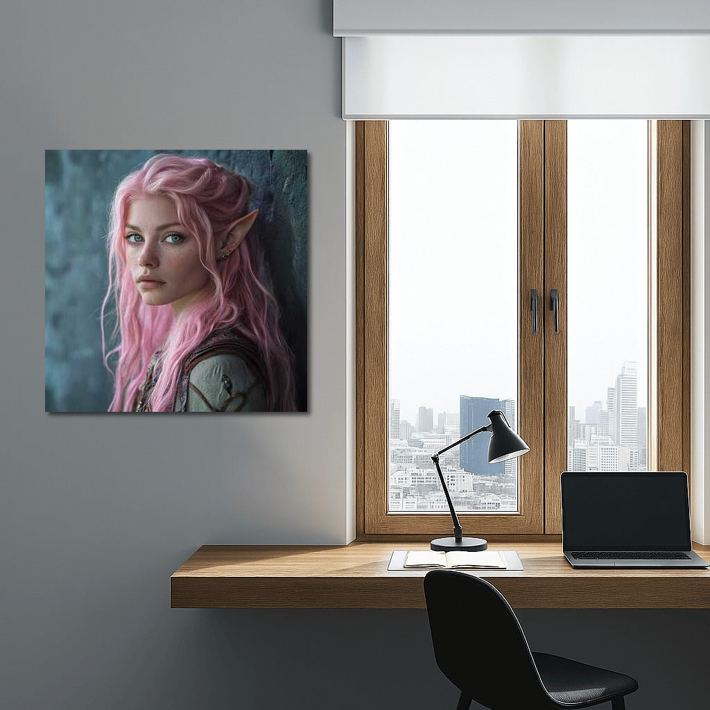 Fantasy Magic: Pink Haired Elf