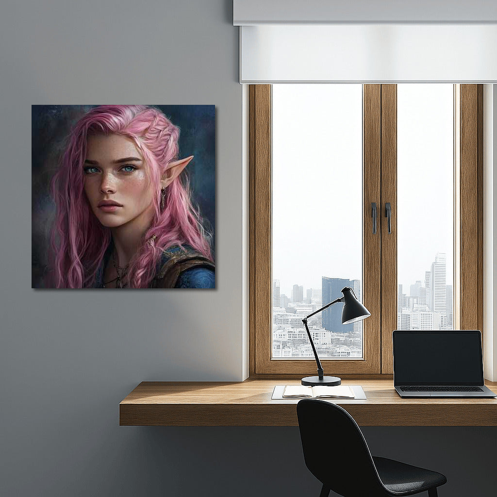 Pink Haired Elf: Magic and Reality in Fantasy Style