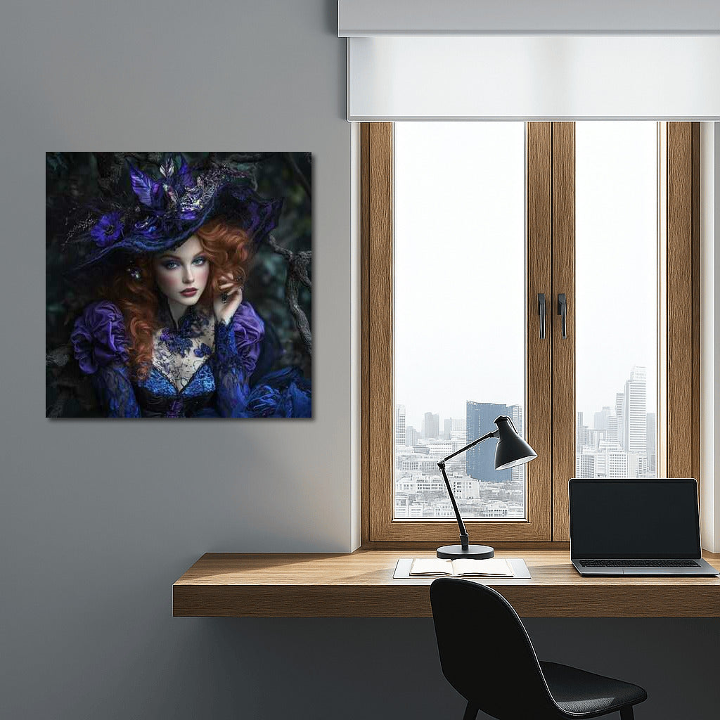 Purple Witchcraft: Mysterious Witch in Fantasy World