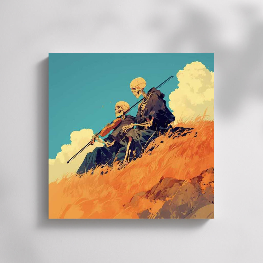 Sky Skeletons: Fantasy Scene for Interior