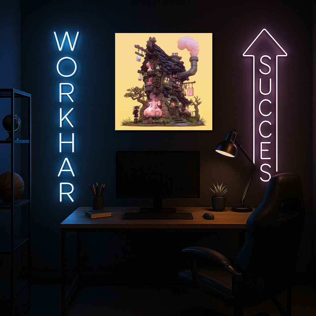 Magical Fantasy House: Mysterious Dweller at the Threshold