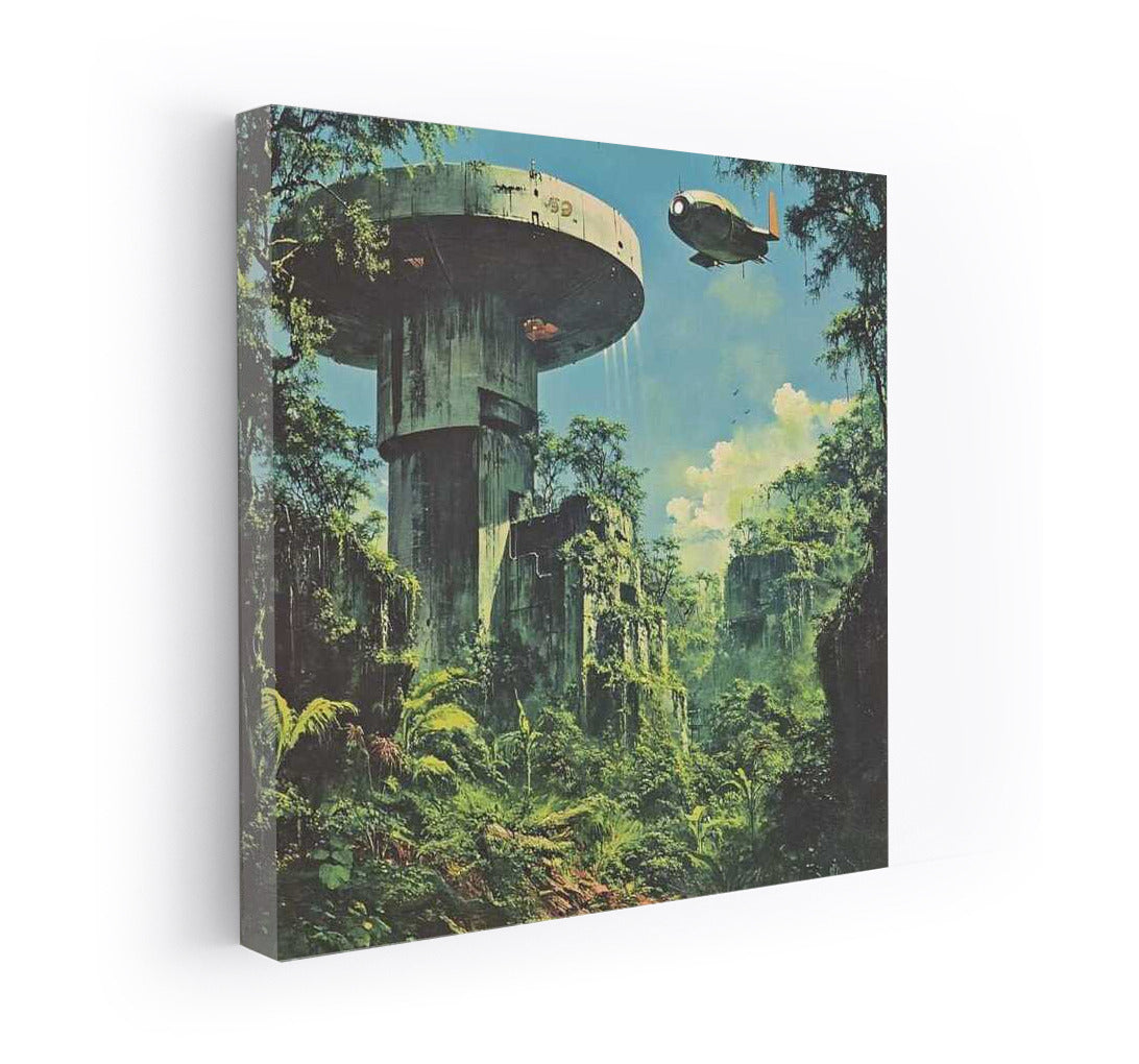 Magical Landscape: Fantasy Grandeur and Mysterious Structures
