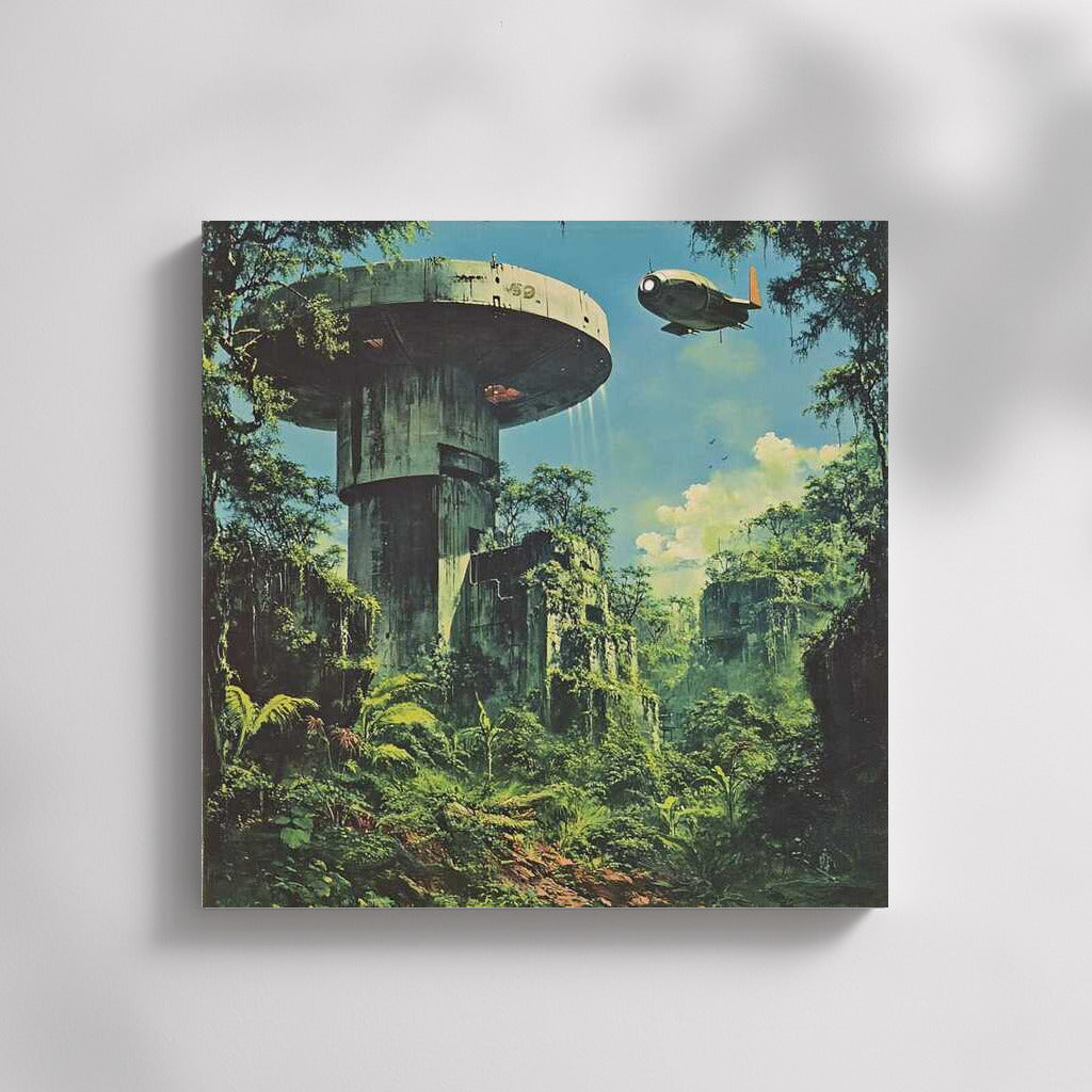 Magical Landscape: Fantasy Grandeur and Mysterious Structures