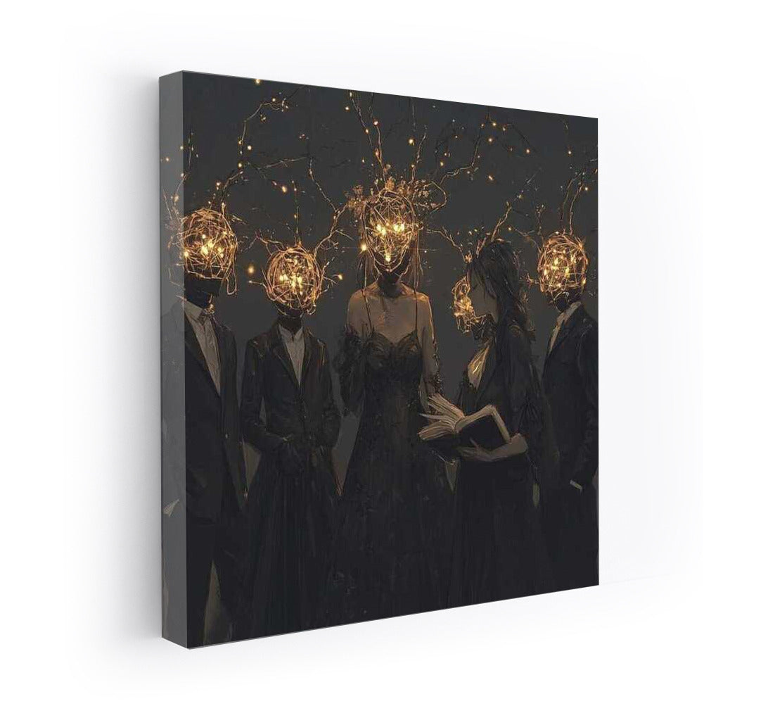 Glowing Faces of Fantasy: Mysterious People 4