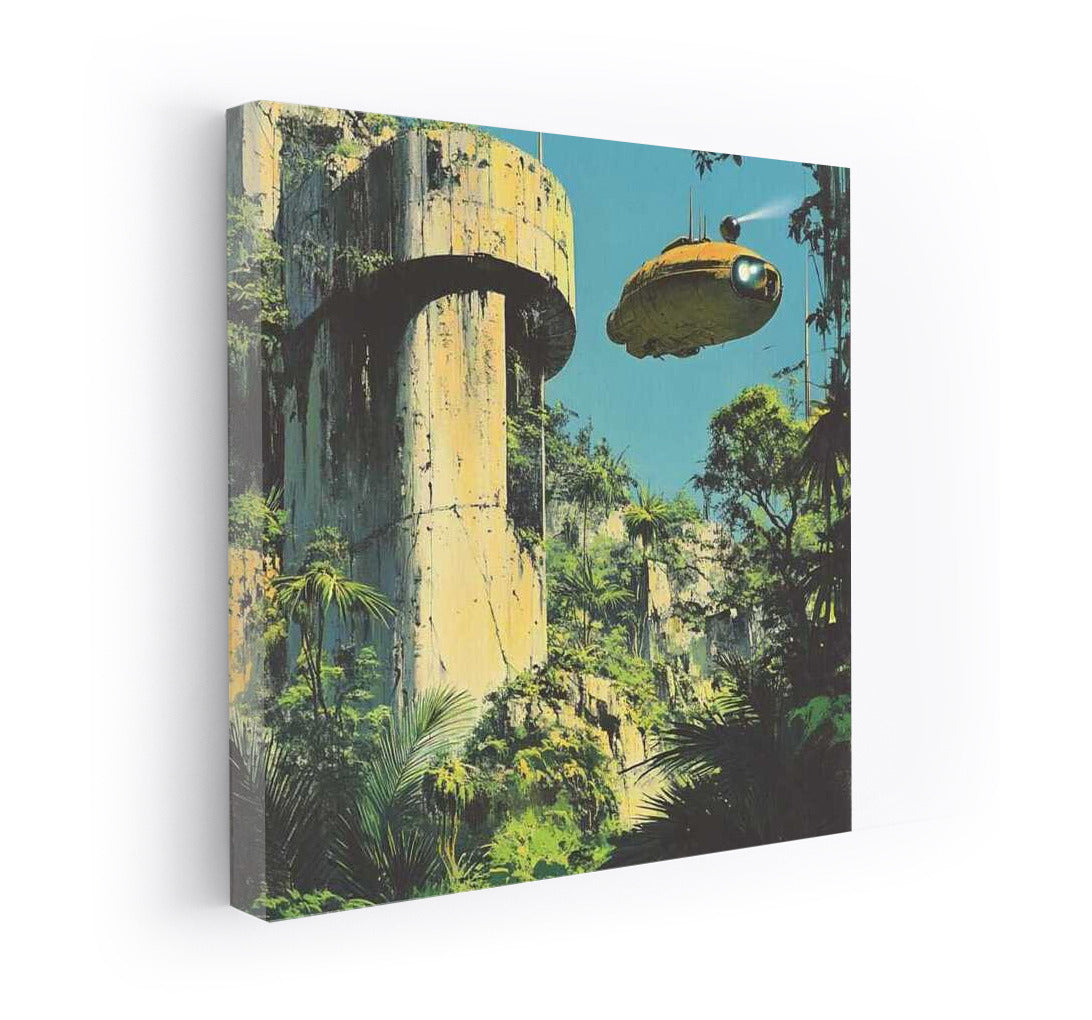 Flying Ships Over Wild Forests: Fantasy Landscape 4