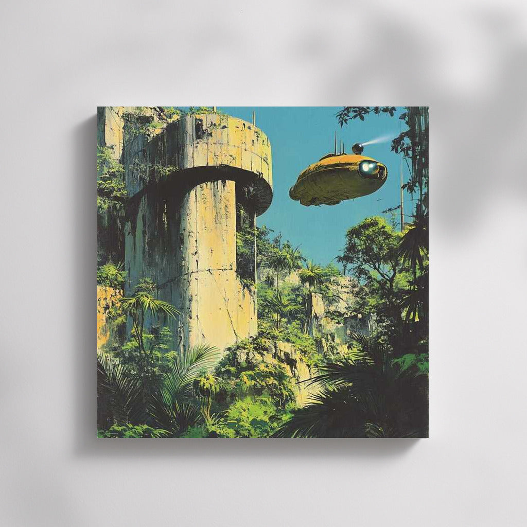 Flying Ships Over Wild Forests: Fantasy Landscape 4