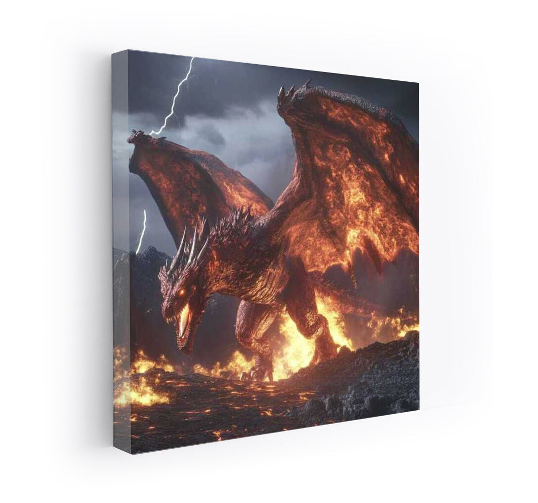 Mythic Flight: The Great Red Dragon in Fantasy World