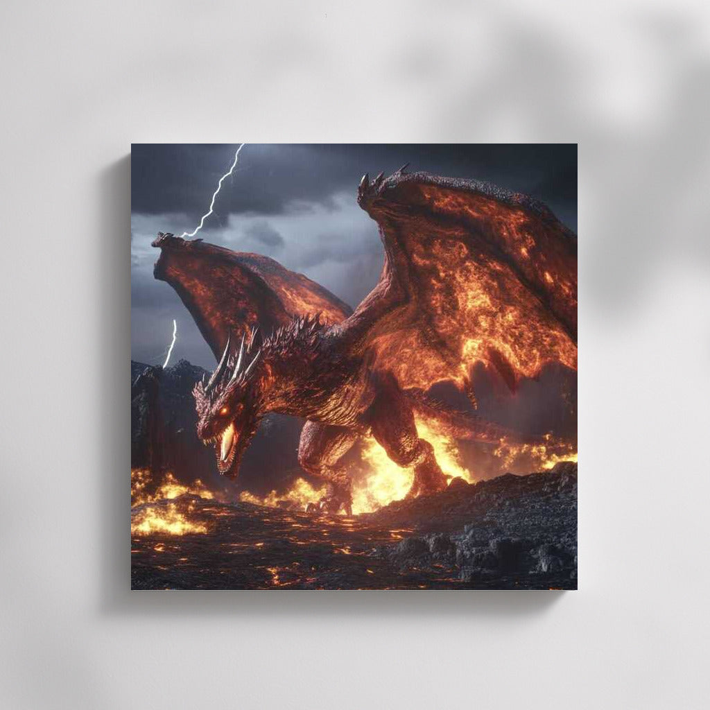 Mythic Flight: The Great Red Dragon in Fantasy World