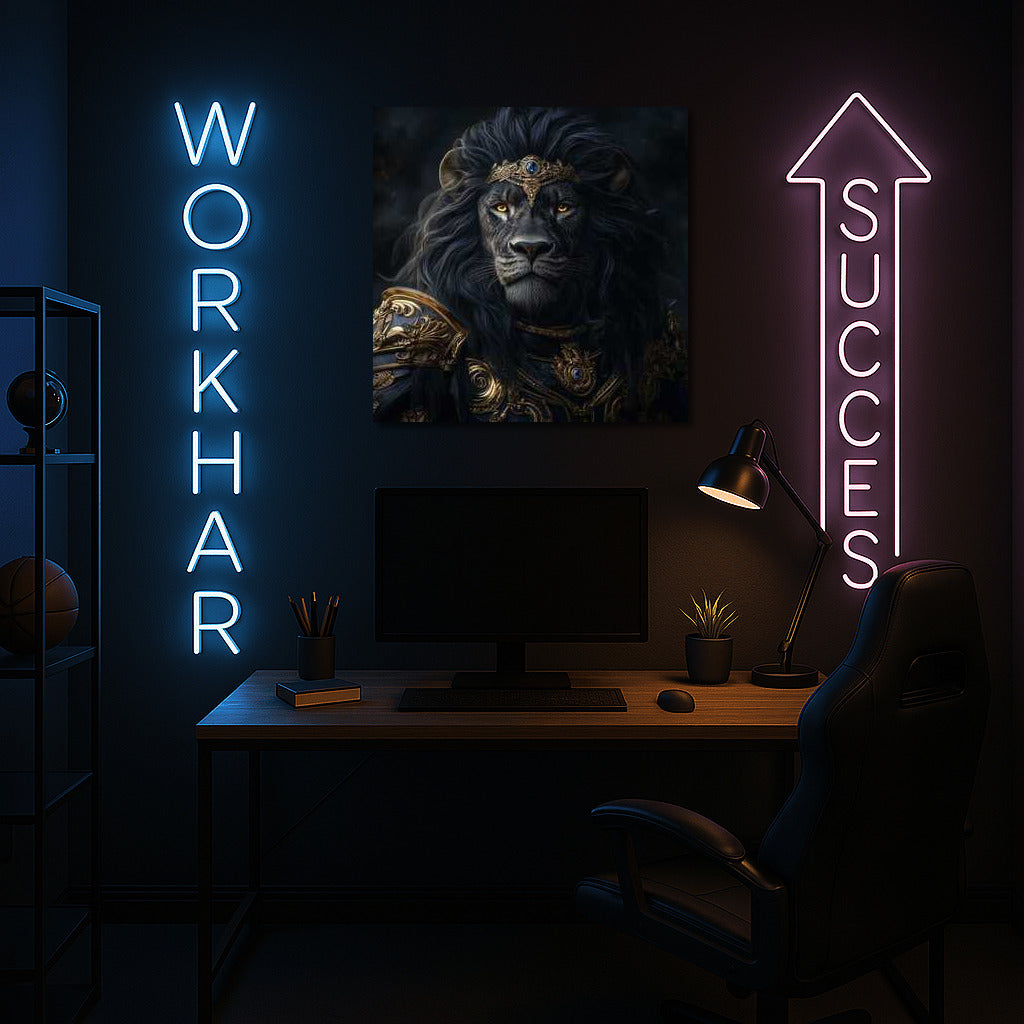 Royal Lion in Armor: Fantasy Magic from Lion King 3