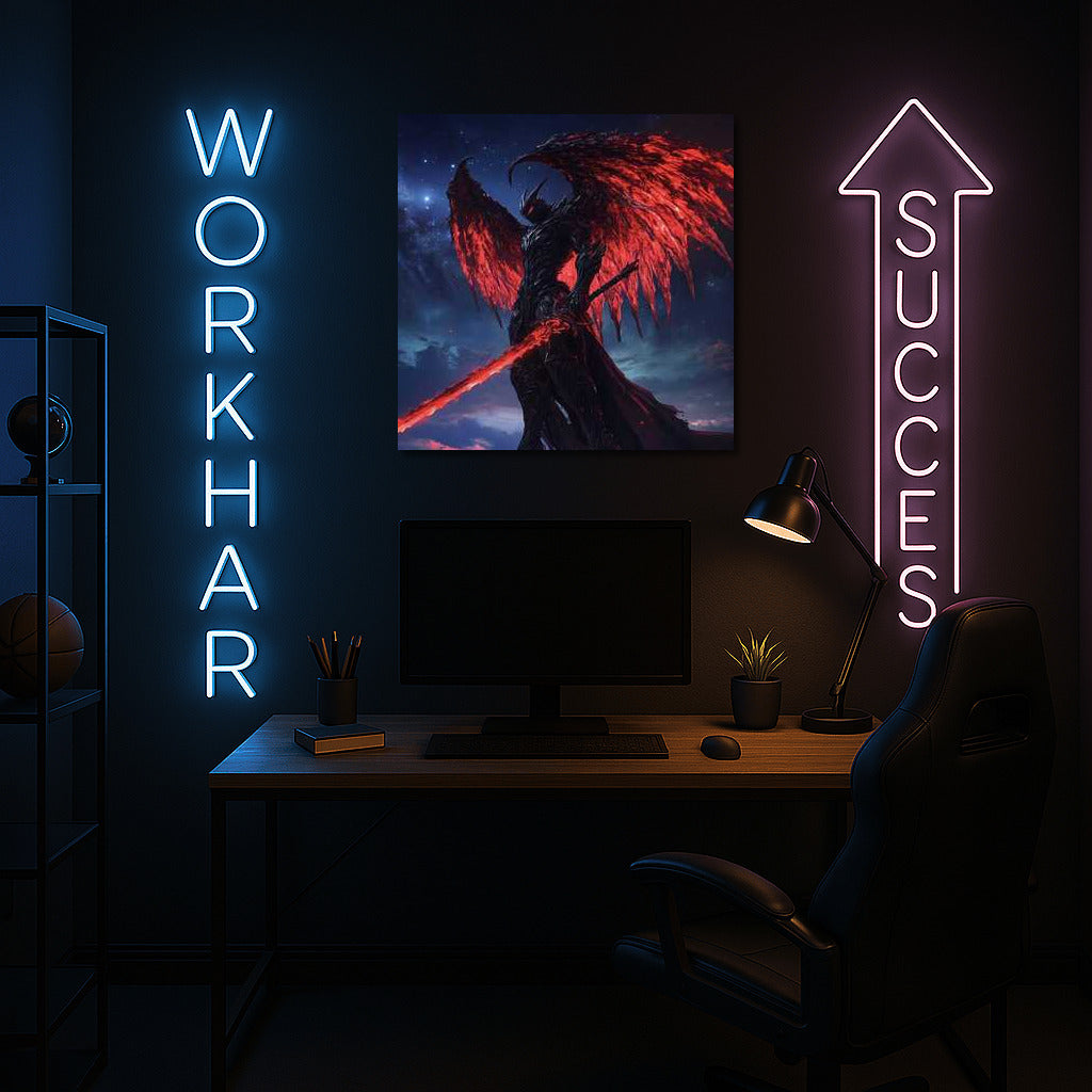 Winged Red Demon: Star Magic in Fantasy World