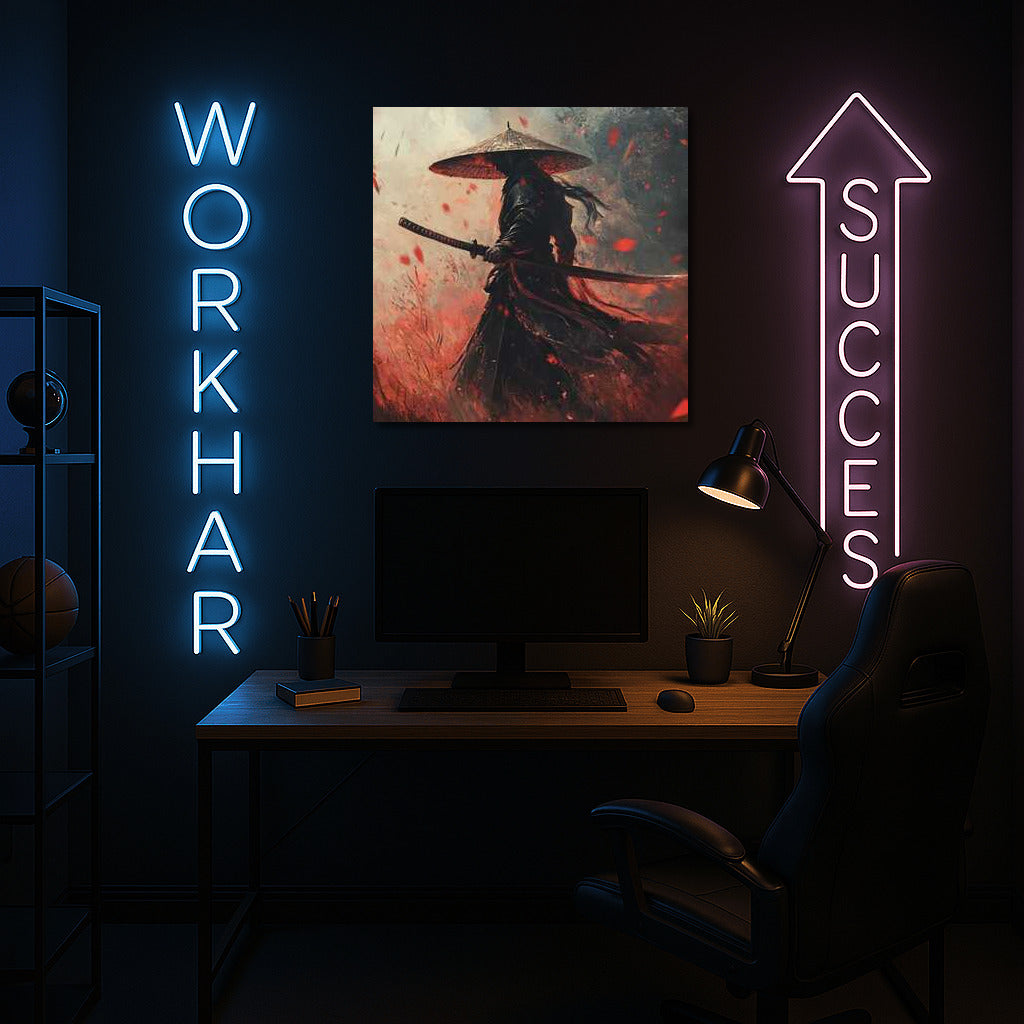 Ronin in the Fantasy Vortex: The Mysterious Warrior Among the Petals