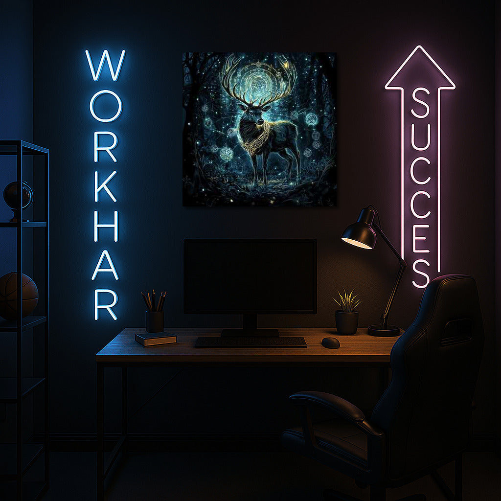 Fantasy Majestic Deer: Light of Enchantment