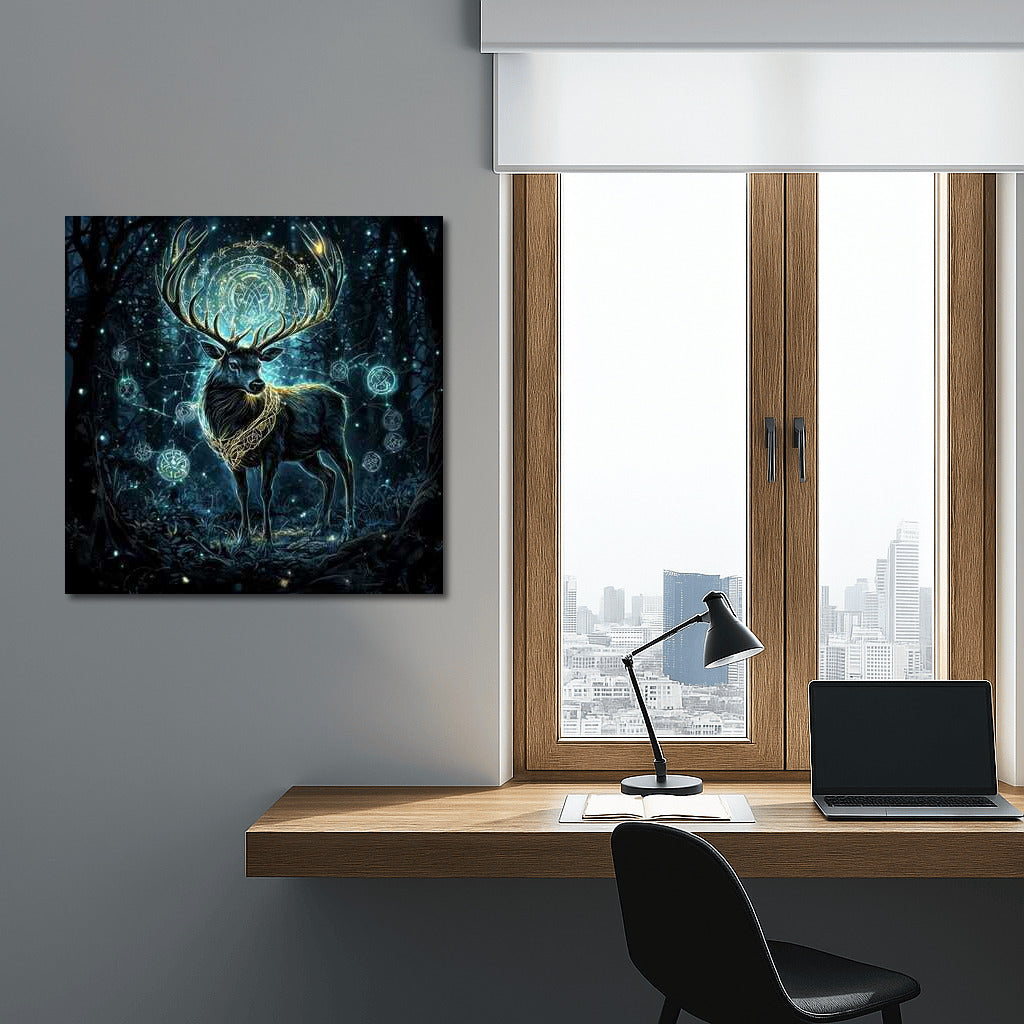 Fantasy Majestic Deer: Light of Enchantment