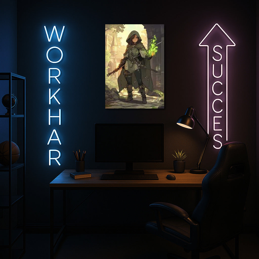 Guardian of Shadows: Mystical Figure of the Ancient Forest