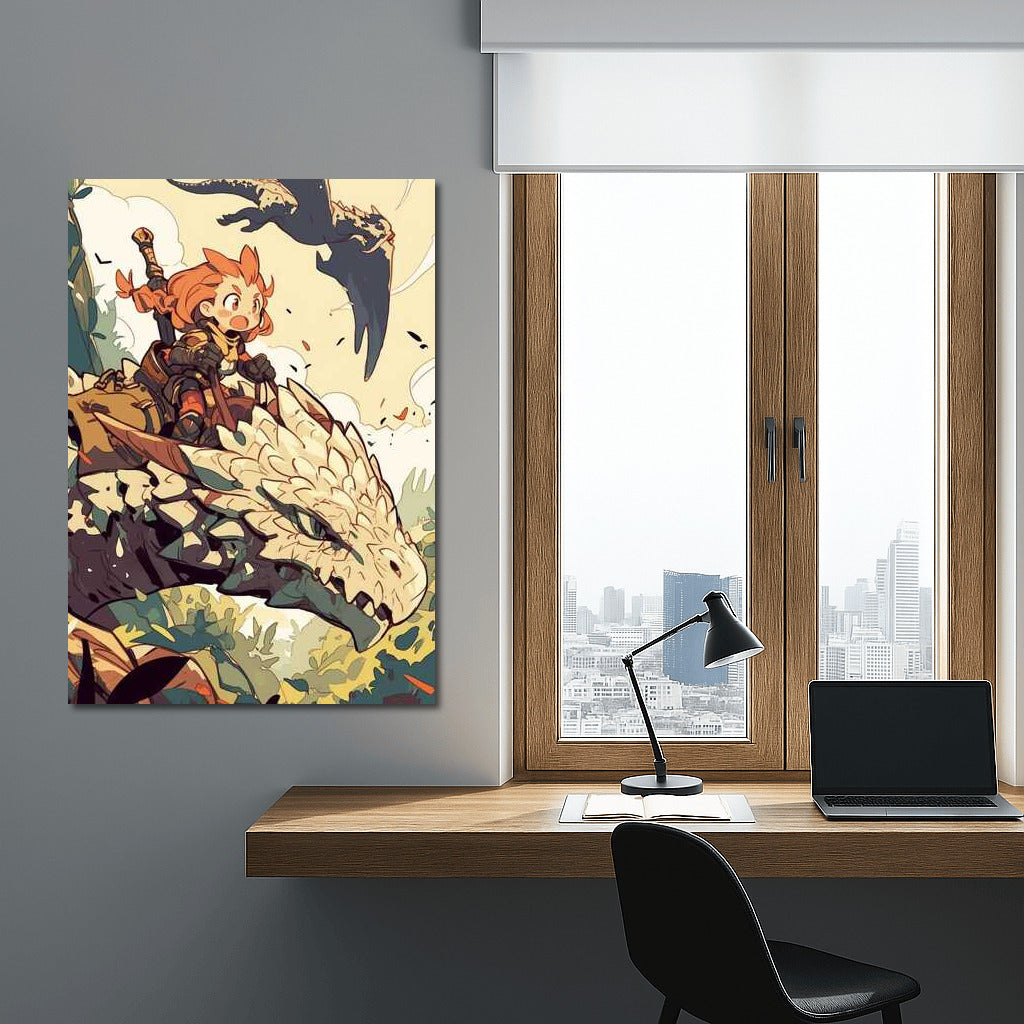 Brave Dragon Rider: Dive into the World of Fantasy