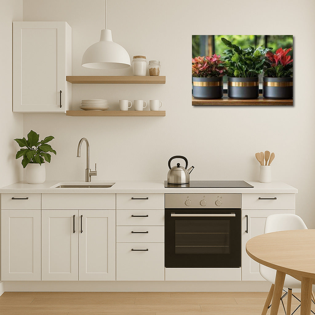 Calathea in Art Deco Style: Elegance and Natural Grace