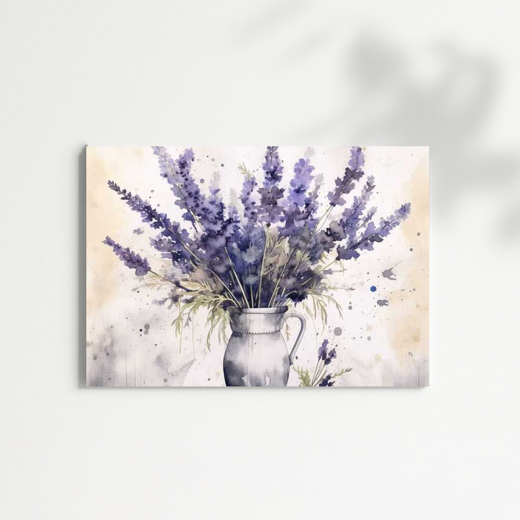 Lavender Symphony: Tall Vases with Lavender Flowers