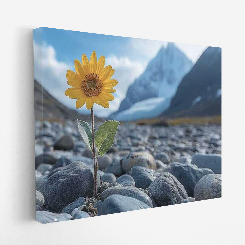 The Majesty of the Mountains and the Beauty of the Sunflower: The Natural Power of Flowers