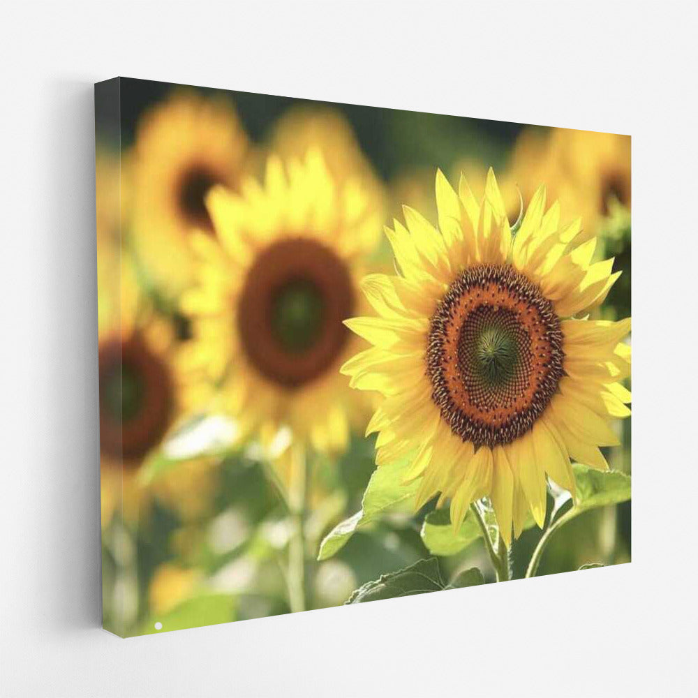 The Charm of Sunflower Field: The Beauty of Nature in the Interior