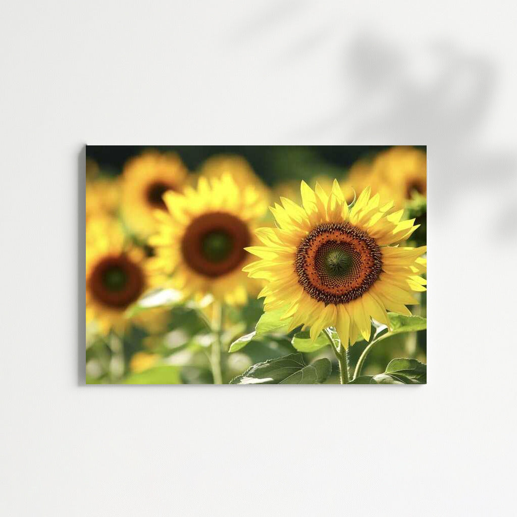 The Charm of Sunflower Field: The Beauty of Nature in the Interior