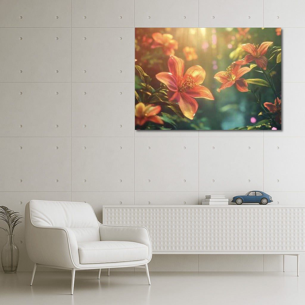 Magic Lilies: Play of Light and Shadow in the Garden