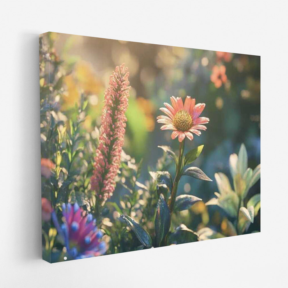 Echinacea at Dawn: Harmony of Flowers and Plants