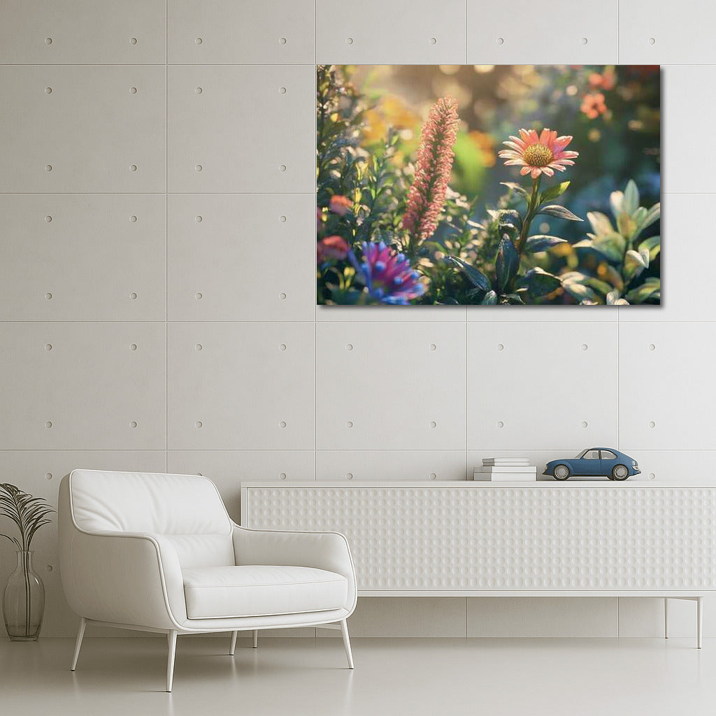 Echinacea at Dawn: Harmony of Flowers and Plants