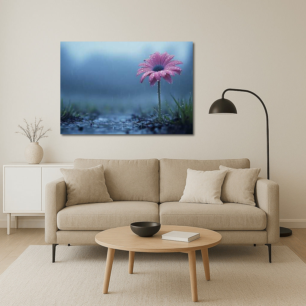 Delicate Pink Gerbera: Bright Floral Accent for Interior