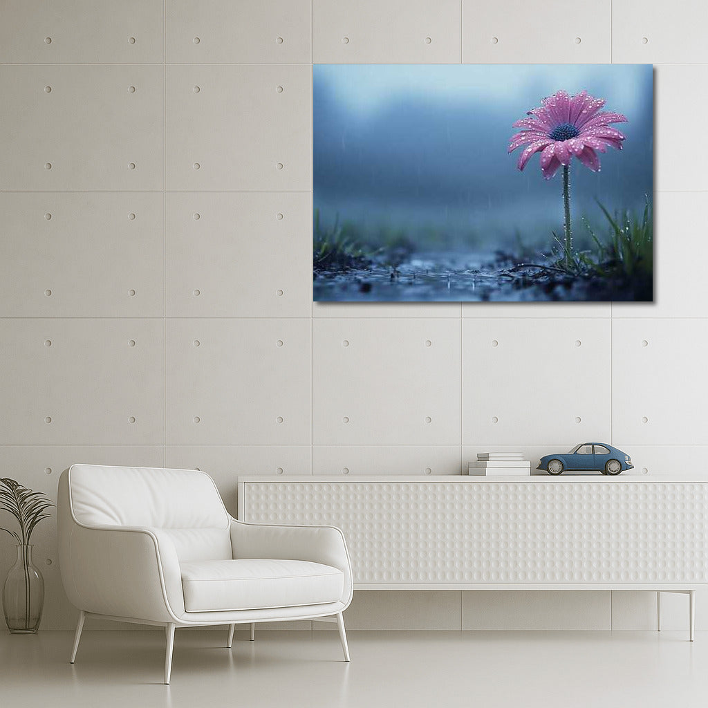 Delicate Pink Gerbera: Bright Floral Accent for Interior