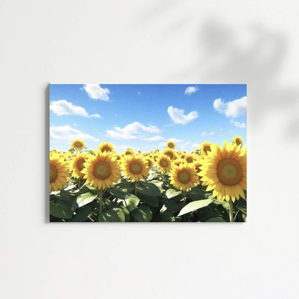 Flower Symphony: Field of Giant Sunflowers